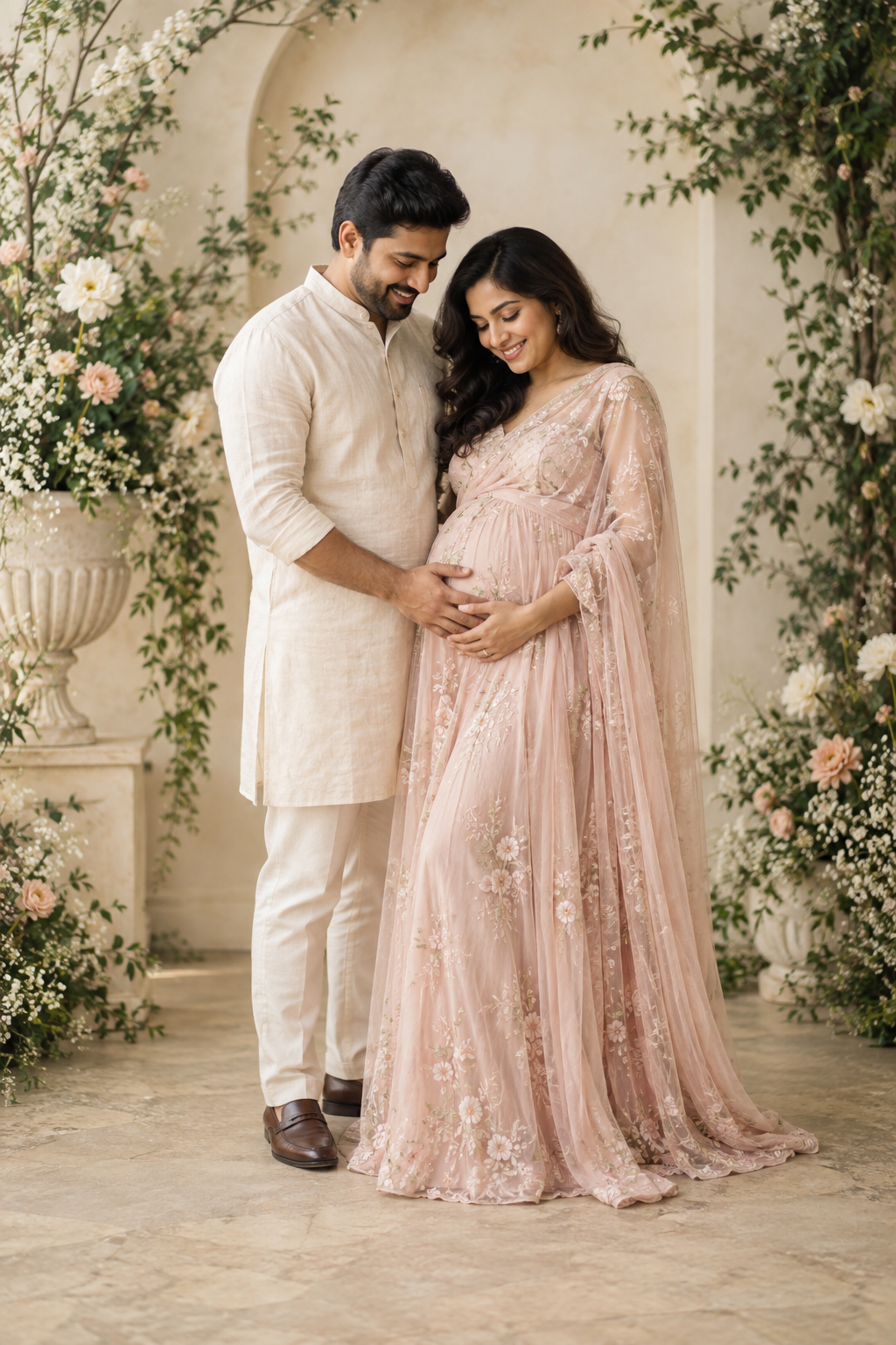 Maternity couple portrait