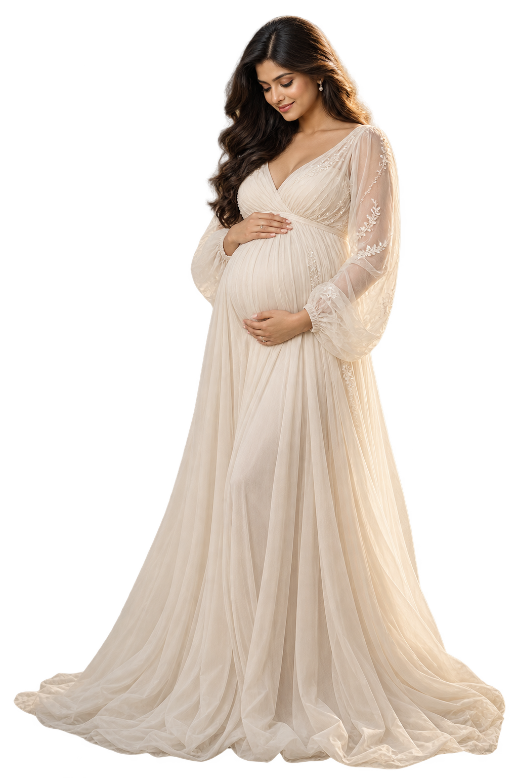 Elegant maternity portrait